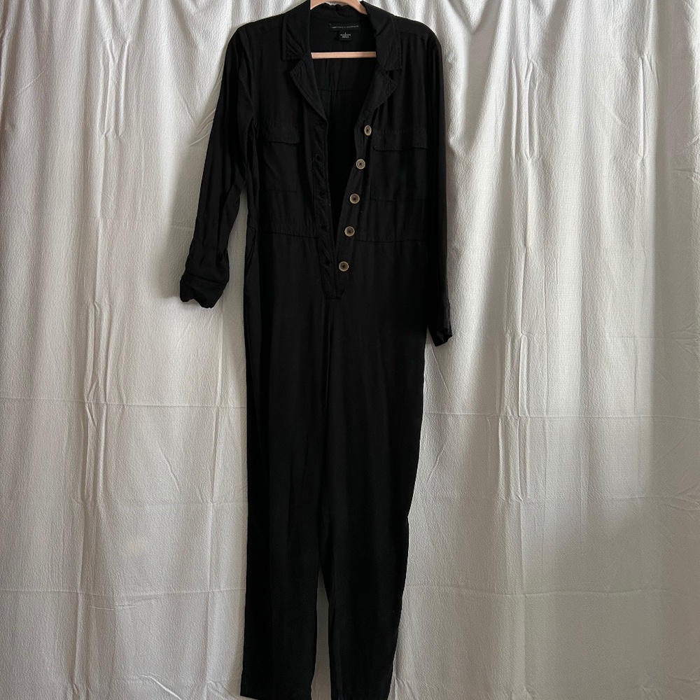 Sanctuary x Anthropologie Belted Renewal Utility Jumpsuit, Size S - Picture 5 of 10